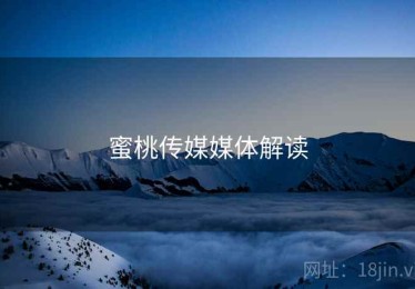 蜜桃传媒媒体解读