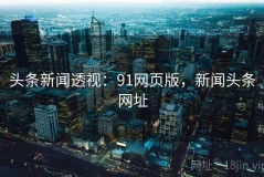 头条新闻透视：91网页版，新闻头条网址