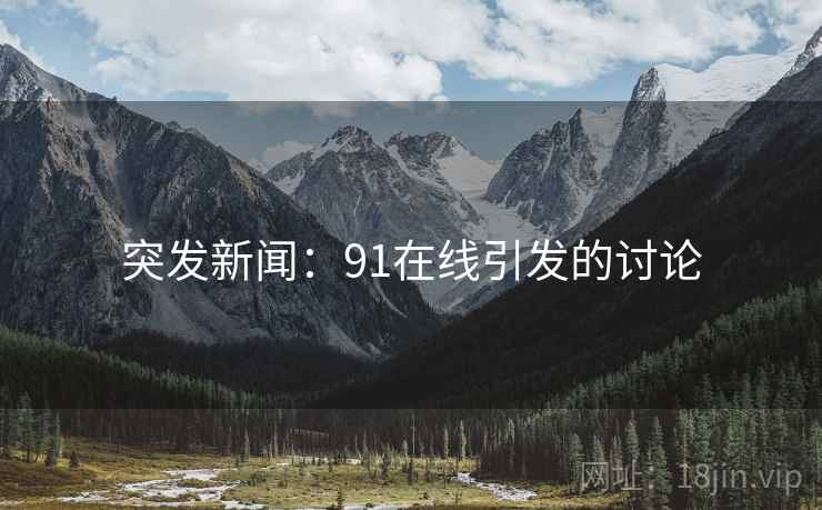 突发新闻：91在线引发的讨论